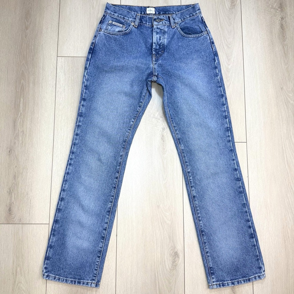 VTG Y2K Calvin Klein Jeans Womens Size 3 Easy Low Rider Denim Jeans NWT Mexico